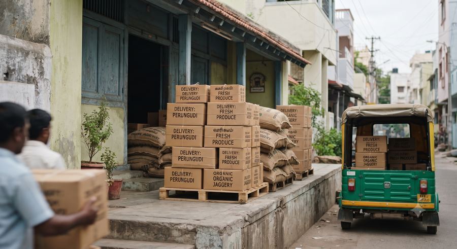 FarmZego Chennai dispatch point