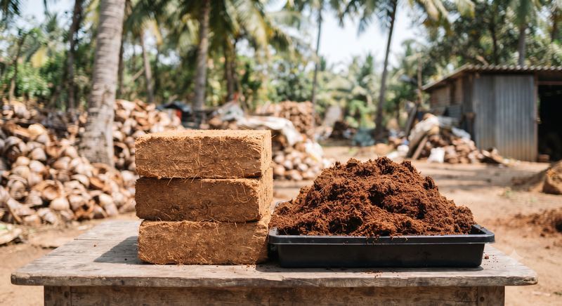 Coco peat blocks