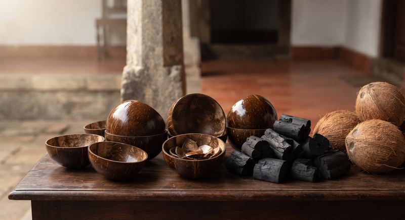 Coconut shell products